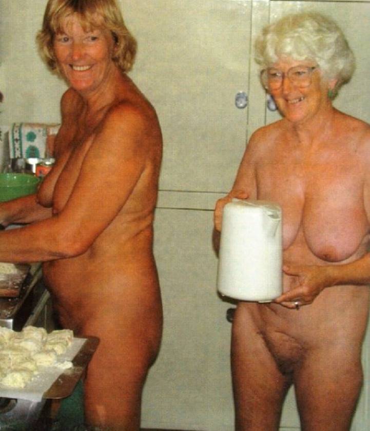 Very old naked women